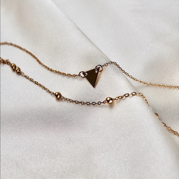 SALE 👀 2 Piece Gold Chain Bracelet - Picture 2 of 7